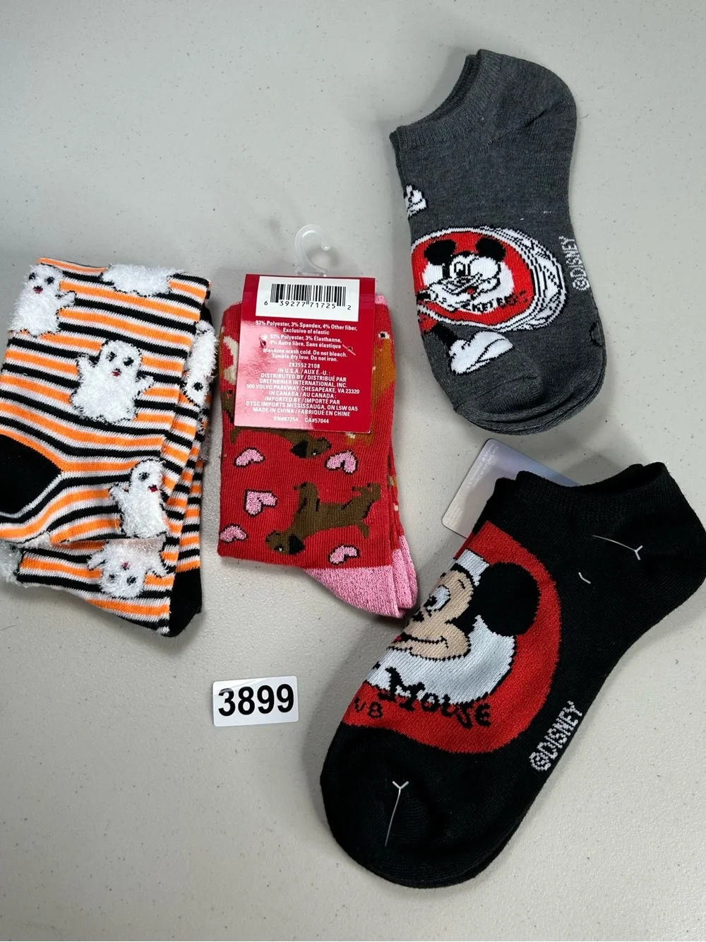 Women’s Socks 4 Pairs Disney Hyde And Eek New